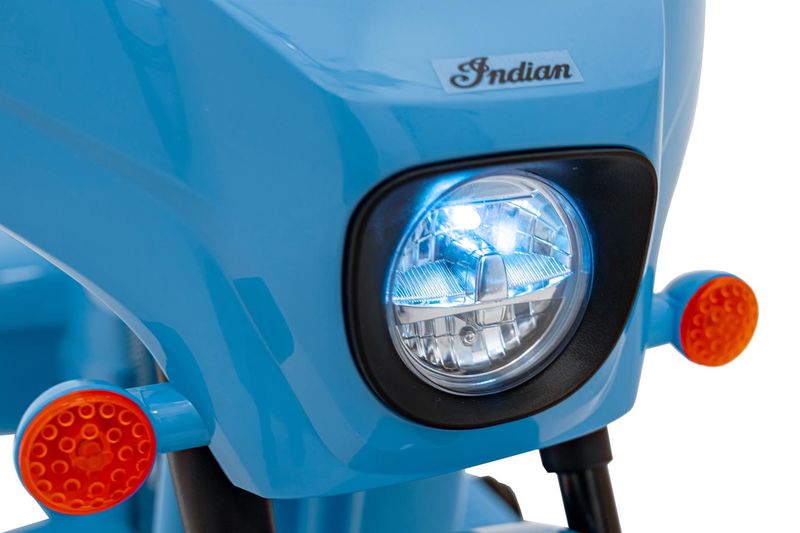 Pojazd Chopper Indian Niebieski zdjęcie 12