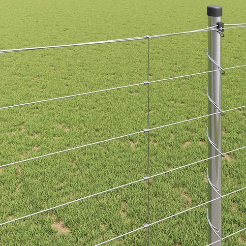 Ogrodzenie pastwiskowe Srebrny 25 x 1,2 m Stal galwanizowana na Arena.pl