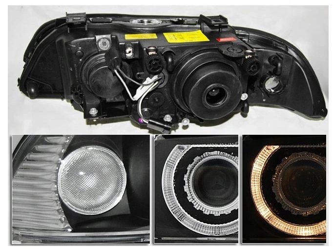 LAMPY REFLEKTORY DO BMW E39 OD 1995 DO 2003 Roku DEPO GRATIS H7 zdjęcie 3