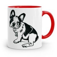 Kubek Czerwony Dzień Dziecka Piesek Prezent Z Nadrukiem Ze Zdjęciem