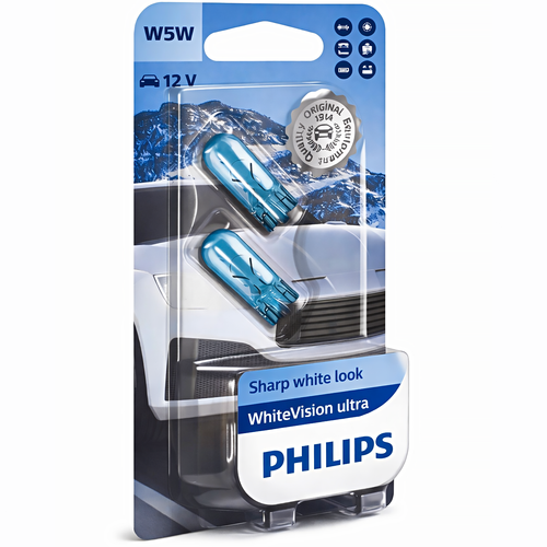 ŻARÓWKI W5W PHILIPS White Vision ultra na Arena.pl