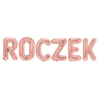 Balon na ROCZEK rose gold