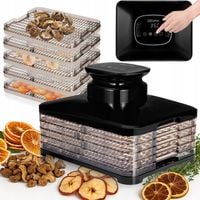 Suszarka spożywcza DUŻA Suszarka do grzybów owoców żywności 5sit TIMER
