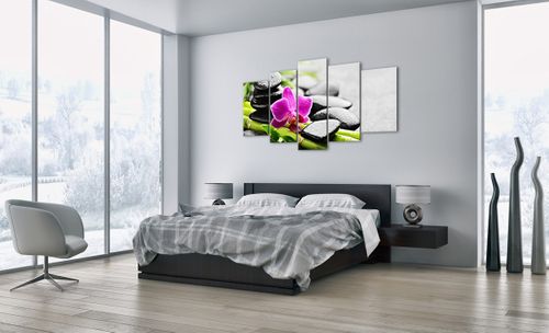 Obraz Na Płótnie - Storczyk Bambus  - 160X85 Cm - Ea160X85-2681 na Arena.pl