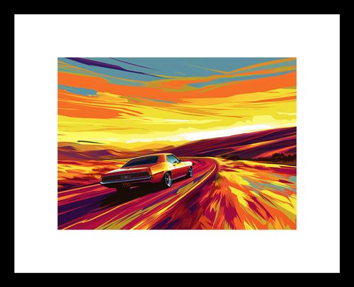 Plakat 18x13cm Pędź Przed Siebie na Arena.pl