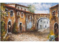 60X40CM UROKLIWA ULICZKA OBRAZ