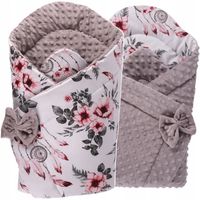 123BABY BECIK ROŻEK NIEMOWLĘCY MINKY BAWEŁNA 80x80