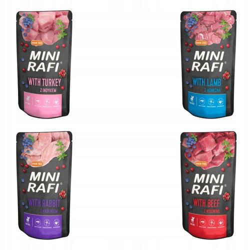 KARMA RAFI MINI SASZETKA MIX SMAKÓW 20x150G DLA PSA na Arena.pl