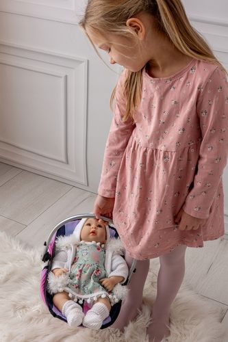 Lalka Bobas JAK ŻYWA INTERAKTYWNA REALISTYCZNA mówi i śpiewa ZESTAW XXL na Arena.pl