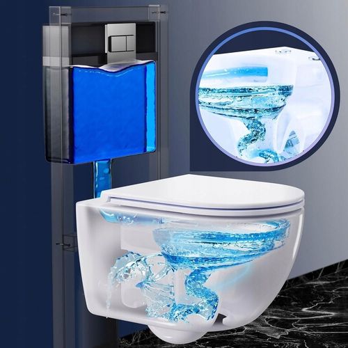 MISKA PODWIESZANA MUSZLA WC WISZĄCA MISA TORNADO + DESKA WOLNOOPADAJĄCA na Arena.pl