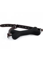 black silicone bone gag