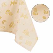 TCLOTH/AH/CHRISTMASSTORY/HMD/GOLD/140X200