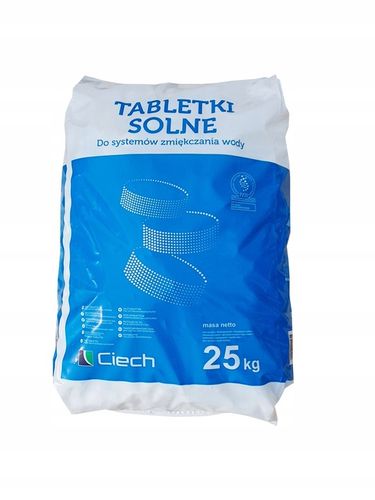 Sól w tabletkach do zmiękczaczy wody Ciech 25 kg na Arena.pl