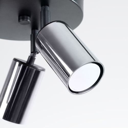 Plafon WINX 3P czarny/chrom na Arena.pl