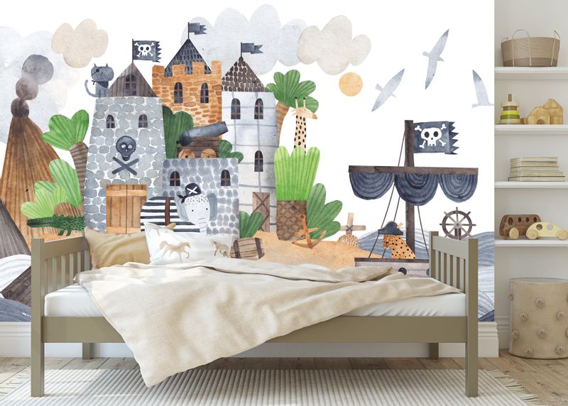 Fototapeta PIRACKA Forteca Wyspa Morze Twierdza 300cm x 210cm zdjęcie 12