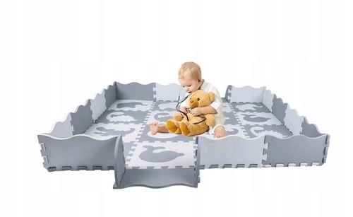 GRUBA MATA EDUKACYJNA puzzle PIANKOWE XXL KOJEC na Arena.pl