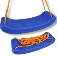 Huśtawka płaska plastikowa ogrodowa deska siedzisko mocna niebieski