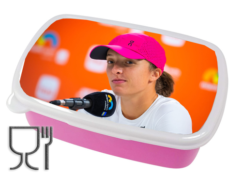 Pojemnik śniadaniowy - Lunchbox - Iga Świątek dla fana/fanki na Arena.pl