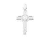 Srebrny wisiorek wisior patriotyczny krzyżyk krzyż orzeł w koronie godło orzełek srebro 925 KS0200