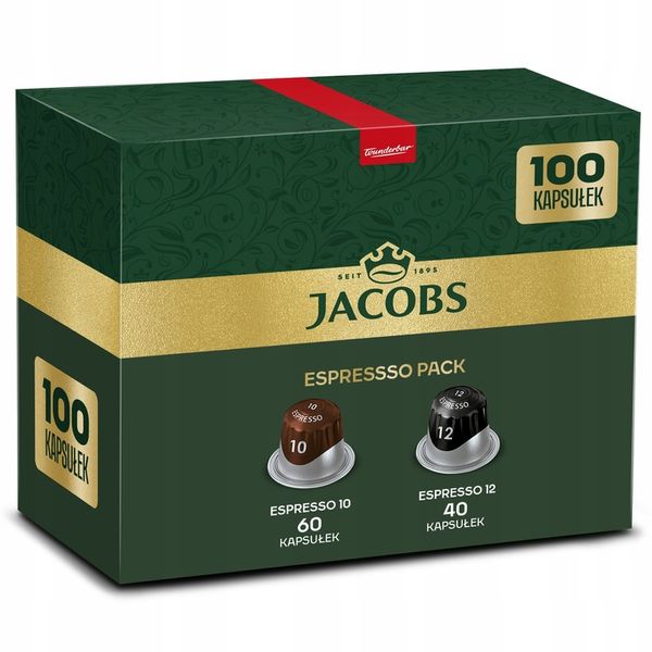 Kapsułki Jacobs Espressopack do Nespresso(r)*, 100 kapsułek espresso 10, 12 zdjęcie 1