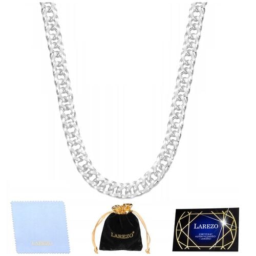 Łańcuszek Podwójna Pancerka Rombo Srebrny Męski 50cm Pełny 2mm SREBRO 925 na Arena.pl