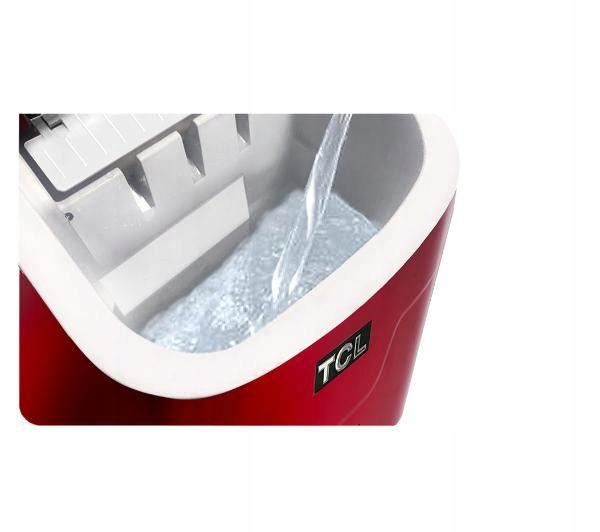 Kostkarka do lodu TCL ICE R9 15 kg/24h 2,2 litra Czerwona zdjęcie 5