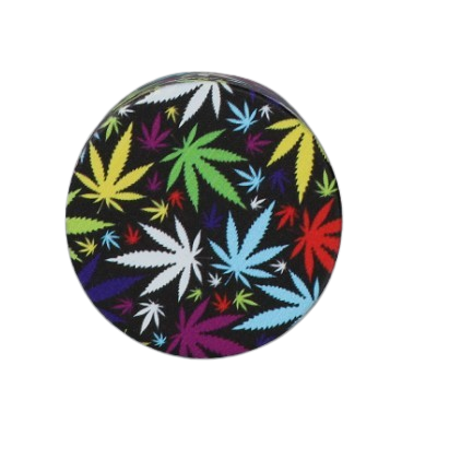 Młynek do Tytoniu Suszu Ziół CBD Grinder Crusher Kolorowe Listki Marihuany na Arena.pl