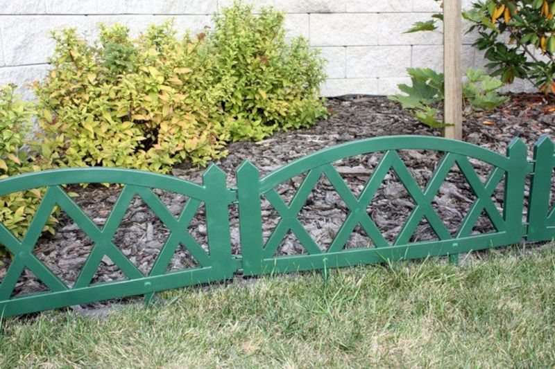 Płotek ogrodowy 2,3 mb zielony zdjęcie 4