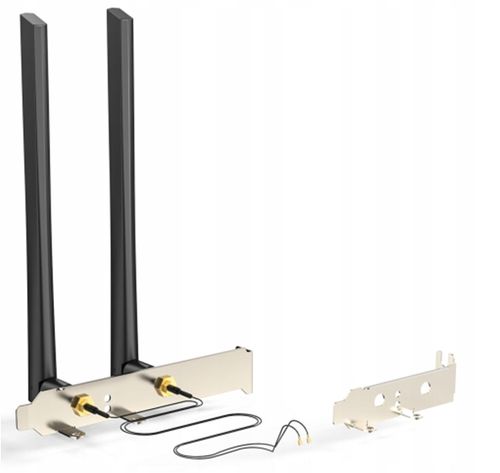 Zestaw anten anteny 2x 6Dbi Intel karta Wifi 2.4GHz 5GHz M.2 IPEX 4 RP-SMA na Arena.pl