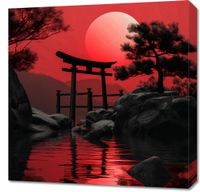 Obraz 60x60cm Świątynia przy Ciszy