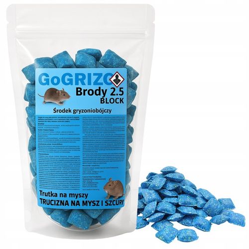 MOCNA TRUTKA NA SZCZURY MYSZY BRODIFAKUM KOSTKA WOSKOWA NA GRYZONIE na Arena.pl