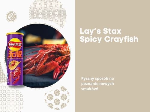 Lay’s Stax Spicy Crayfish chińskie chipsy o smaku rakowym 90g na Arena.pl