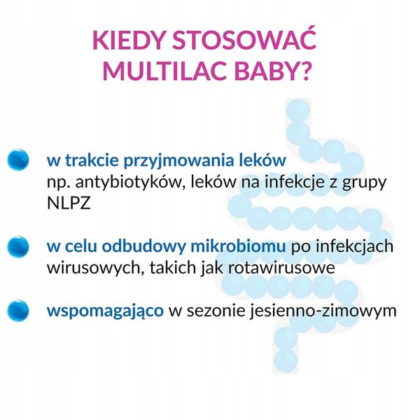 MULTILAC BABY synbiotyk dla dzieci krople 2x5ml zdjęcie 4