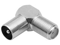 Przejście F: WTYK ANTENOWY -GNIAZDO F kątowe F-M07