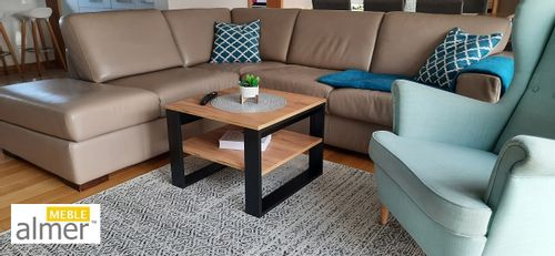 Ława Stolik K6 w stylu loft 60x60x45 na Arena.pl