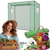 TUNEL FOLIOWY OGRODOWY SZKLARNIA 2x0,8x,1,7m FOLIA na WARZYWA UV-4 PREMIUM