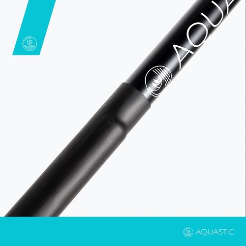 Wiosło kajakowe 2-częściowe AQUASTIC 220 cm czarne na Arena.pl