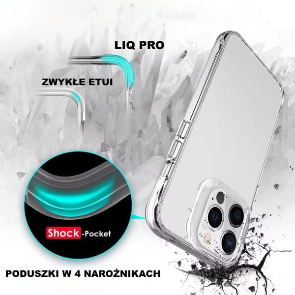 Etui LIQ PRO do iPhone 15 Pro Max (CLEAR HD) zdjęcie 4