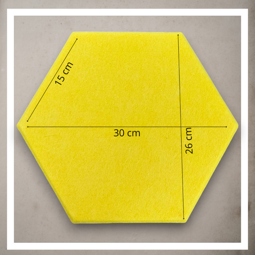 Panele Ścienne Filcowe 3D Heksagon Zagłówek Samoprzylepne Akustyczne Soft na Arena.pl