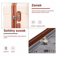 WALIZKA BLOOM XL 24 ŚREDNIA + XS KUFEREK KABINOWA PODRECZNA ABS 15 KOLORÓW