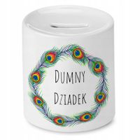 Skarbonka Dzień Dziadka Dumny Dziadek Prezent Z Nadrukiem Ze Zdjęciem