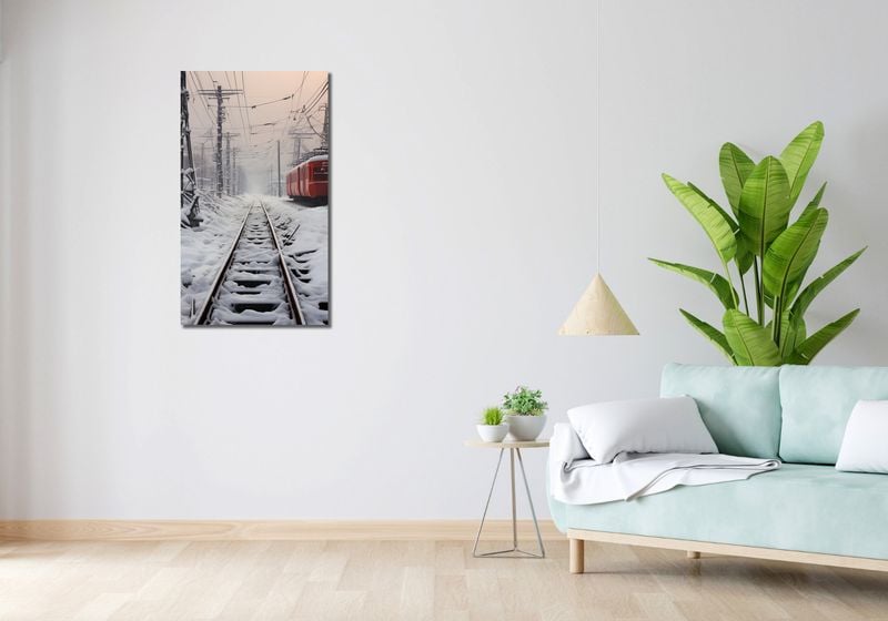 Obraz 50x90cm Podróż po Torach zdjęcie 2