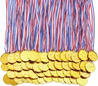 2 x PREZENT MEDAL ZABAWKA DLA DZIECI NAGRODA ZA ZAWODY 52x ZŁOTY MEDAL ZEST