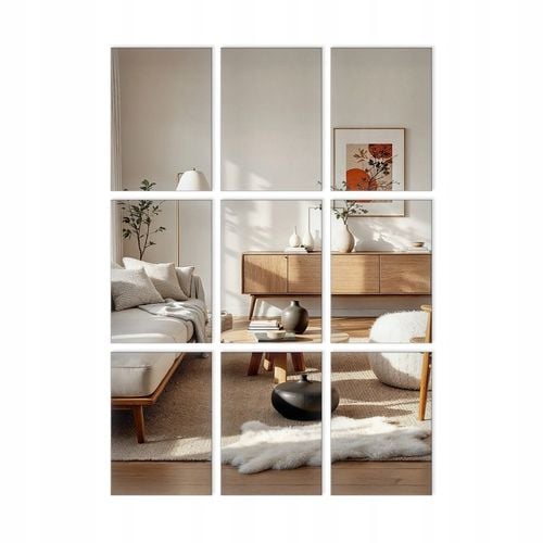 Lusterka do przyklejenia zestaw 9 szt. format A4 21x30 na Arena.pl