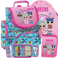 LOL SURPRISE TORNISTER SZKOLNY ZESTAW 3w1 PASO