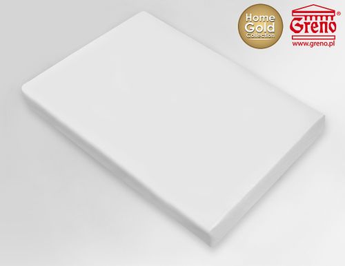 Prześcieradło satynowe 220x210 Greno białe na Arena.pl