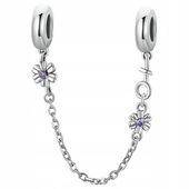 CHARMS srebro pr 925 ŁAŃCUSZEK ZABEZPIECZENIE przed rozpięciem bransoletki