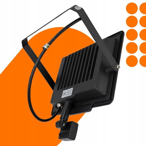 Naświetlacz LED Halogen 100W Reflektor Lampa Zewnętrzna Czujnik Ruchu na Arena.pl