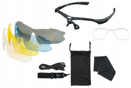 Okulary Sportowe z Polaryzacją + 5 Szkieł na Arena.pl