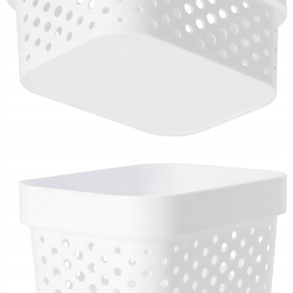 Curver Pojemnik Pudełko Ażurowe 1,4 L Biały zdjęcie 11